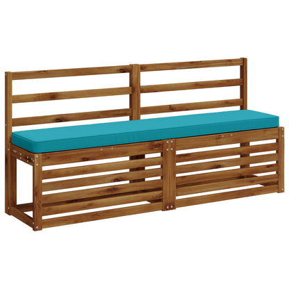 vidaXL 2-Piece Bench Cushions VUGHT 2 pcs 100% Polyester Turquoise