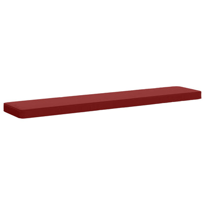 vidaXL 1-Piece Bench Cushion VUGHT 100% Polyester Wine Red