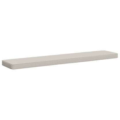 vidaXL 1-Piece Bench Cushion VUGHT 100% Polyester White