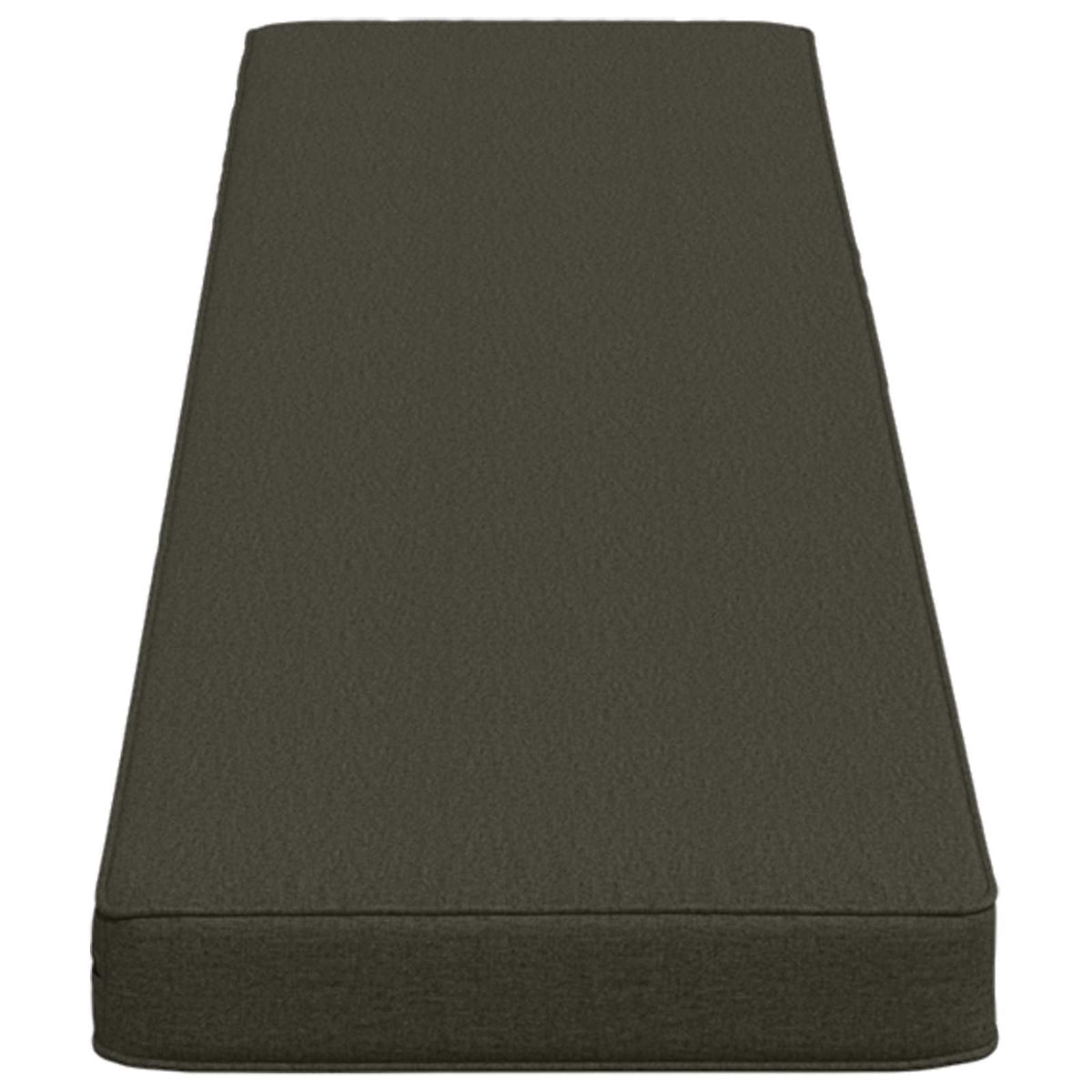 vidaXL 1-Piece Bench Cushion VUGHT 100% Polyester Anthracite