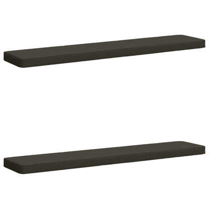 vidaXL 2-Piece Bench Cushions VUGHT 2 pcs 100% Polyester Anthracite