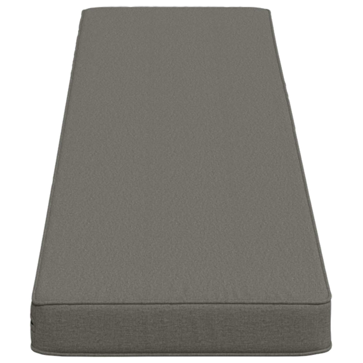 vidaXL 2-Piece Bench Cushions VUGHT 2 pcs 100% Polyester Grey