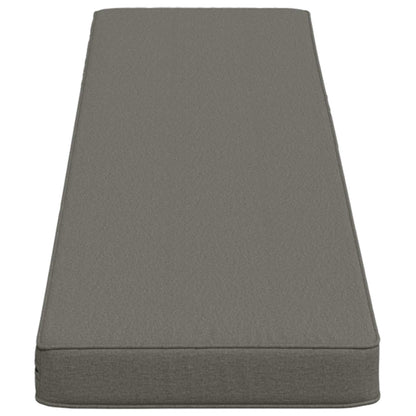 vidaXL 2-Piece Bench Cushions VUGHT 2 pcs 100% Polyester Grey