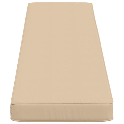 vidaXL 2-Piece Bench Cushions VUGHT 2 pcs 100% Polyester Cream
