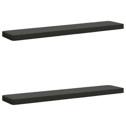 vidaXL 2-Piece Bench Cushions VUGHT 2 pcs 100% Polyester Anthracite