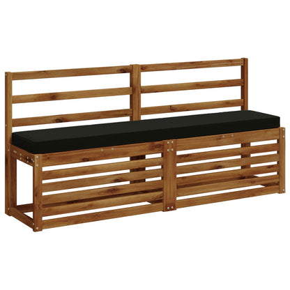 vidaXL 1-Piece Bench Cushion VUGHT 100% Polyester Black