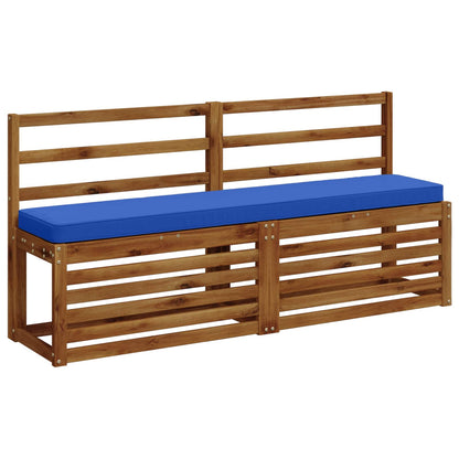 vidaXL 2-Piece Bench Cushions VUGHT 2 pcs 100% Polyester Royal Blue