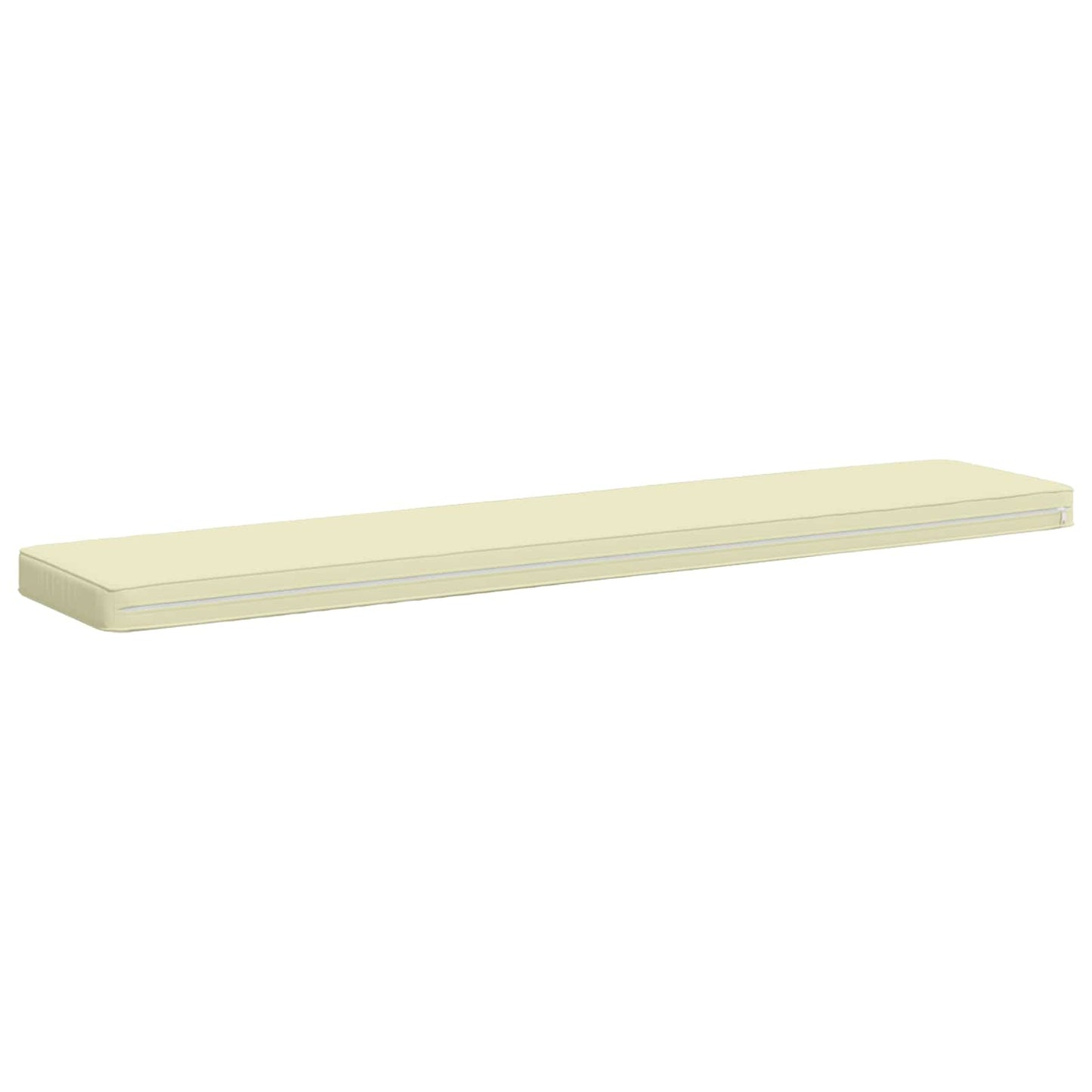 vidaXL 1-Piece Bench Cushion VUGHT 100% Polyester Cream