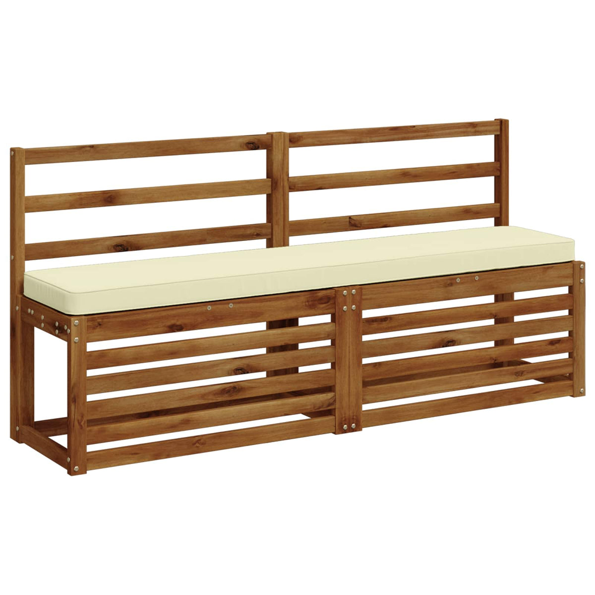 vidaXL 1-Piece Bench Cushion VUGHT 100% Polyester Cream