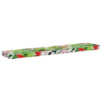 vidaXL 1-Piece Bench Cushion VUGHT 100% Polyester Multicolour