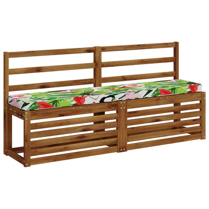 vidaXL 1-Piece Bench Cushion VUGHT 100% Polyester Multicolour