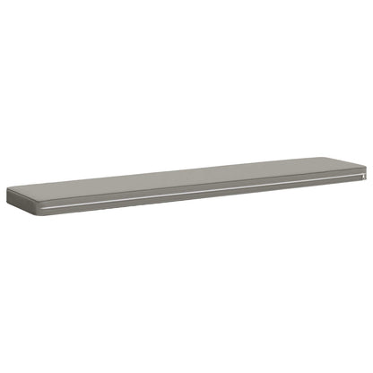 vidaXL 1-Piece Bench Cushion VUGHT 100% Polyester Grey 150 x 30 x 5 cm