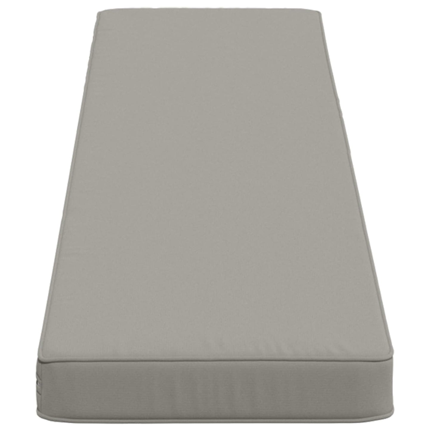 vidaXL 1-Piece Bench Cushion VUGHT 100% Polyester Grey 150 x 30 x 5 cm