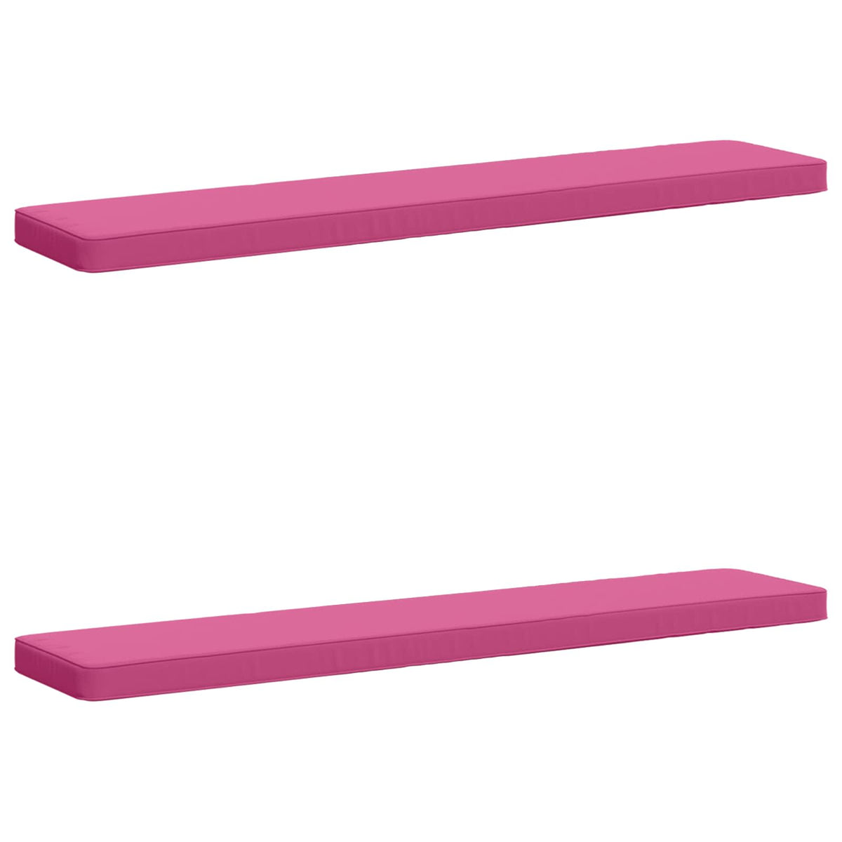 vidaXL 2-Piece Bench Cushions VUGHT 2 pcs 100% Polyester Pink