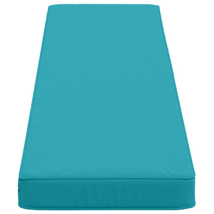 vidaXL 1-Piece Bench Cushion VUGHT 100% Polyester Turquoise