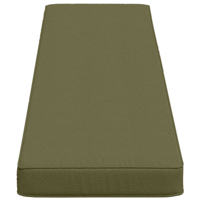 vidaXL 2-Piece Bench Cushions VUGHT 2 pcs 100% Polyester Olive Green