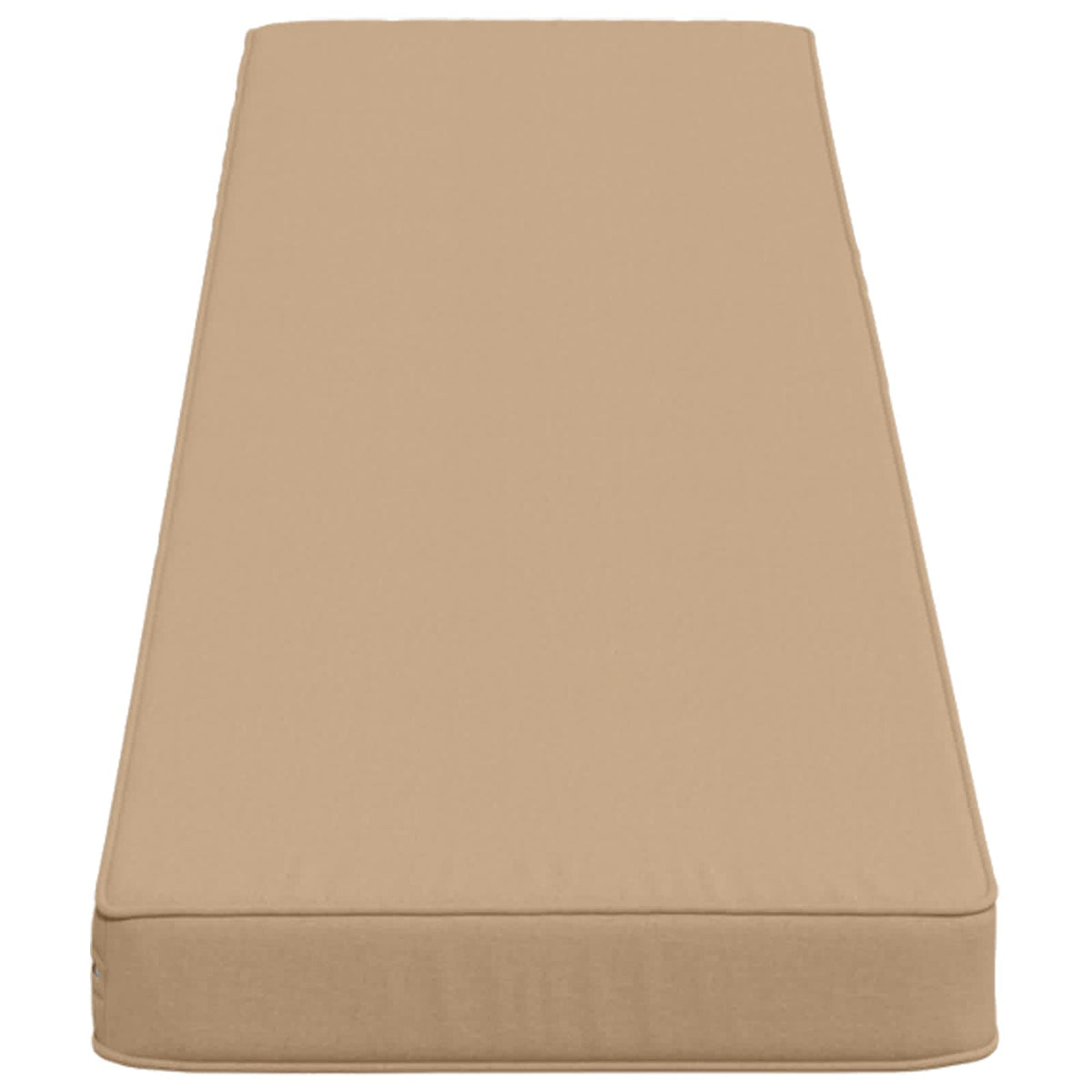 vidaXL 1-Piece Bench Cushion VUGHT 100% Polyester Sand 160 x 30 x 5 cm