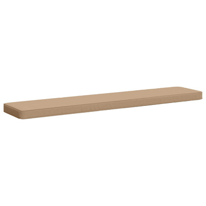 vidaXL 2-Piece Bench Cushions VUGHT 2 pcs 100% Polyester Sand