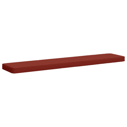 vidaXL 1-Piece Bench Cushion VUGHT 100% Polyester Red 160 x 30 x 5 cm