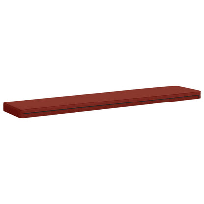 vidaXL 1-Piece Bench Cushion VUGHT 100% Polyester Red 160 x 30 x 5 cm