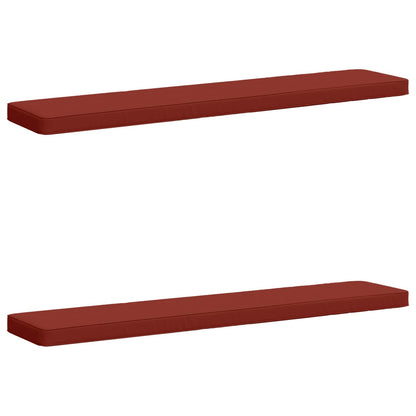 vidaXL 2-Piece Bench Cushions VUGHT 2 pcs 100% Polyester Red