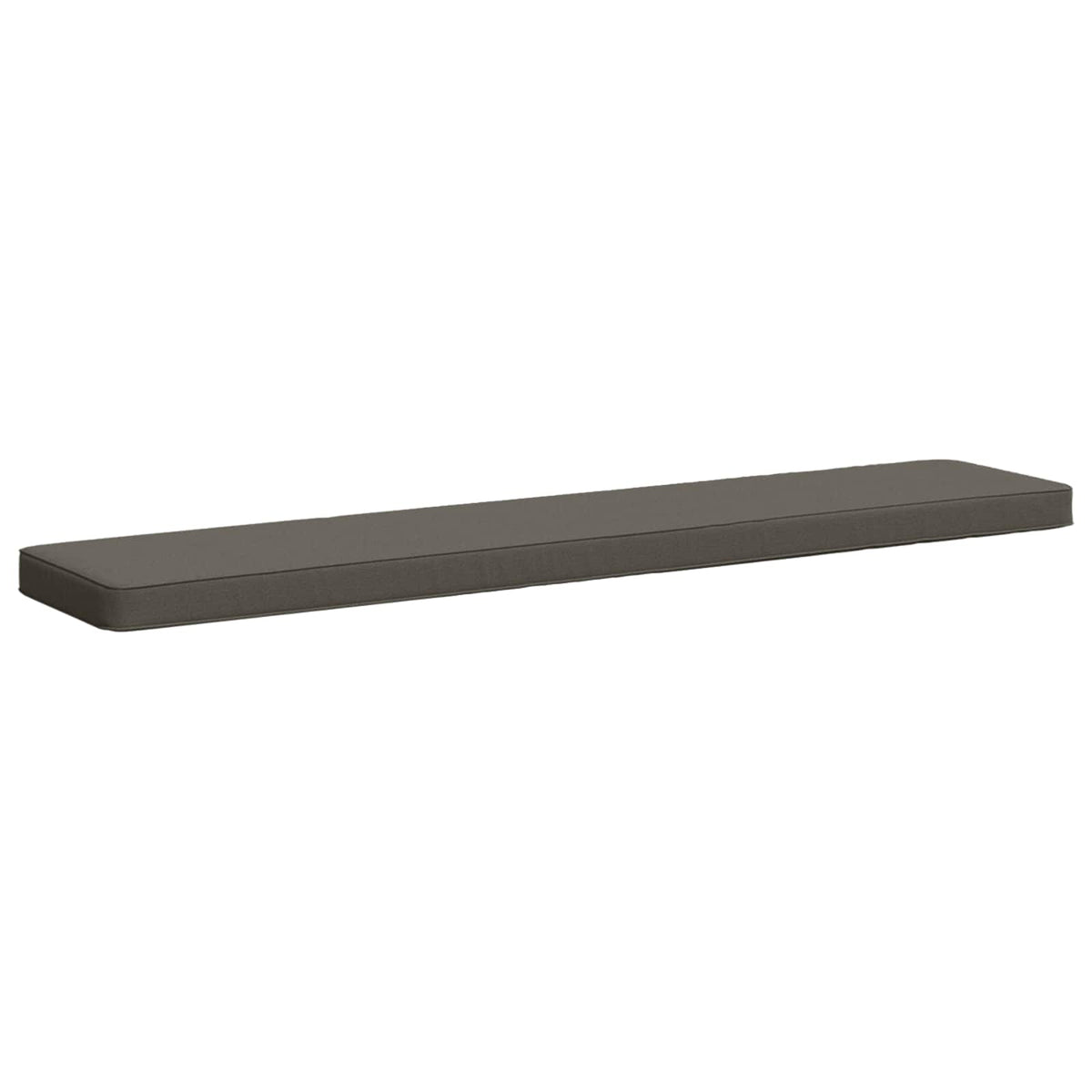 vidaXL 1-Piece Bench Cushion VUGHT 100% Polyester Grey 160 x 30 x 5 cm