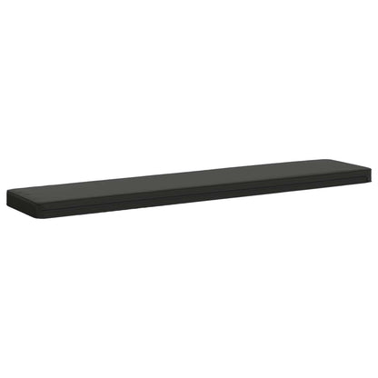 vidaXL 1-Piece Bench Cushion VUGHT 100% Polyester Anthracite