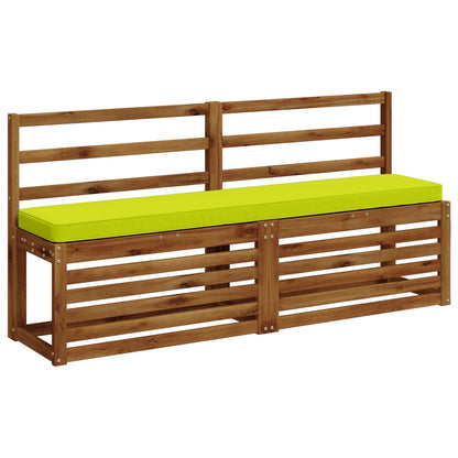 vidaXL 2-Piece Bench Cushions VUGHT 2 pcs 100% Polyester Bright Green