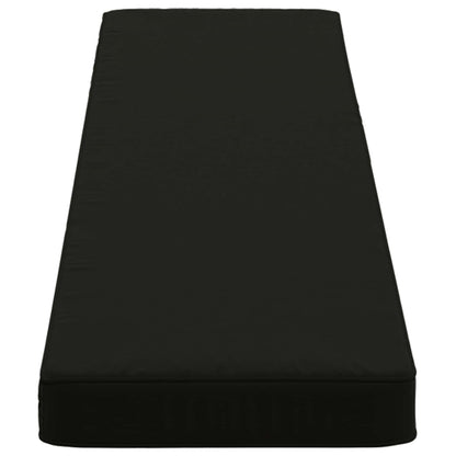 vidaXL 2-Piece Bench Cushions VUGHT 2 pcs 100% Polyester Black
