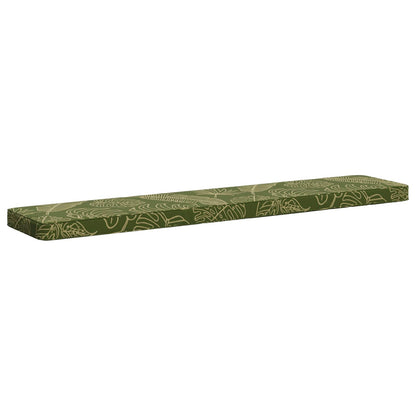 vidaXL 2-Piece Bench Cushions VUGHT 2 pcs 100% Polyester Leaf Design