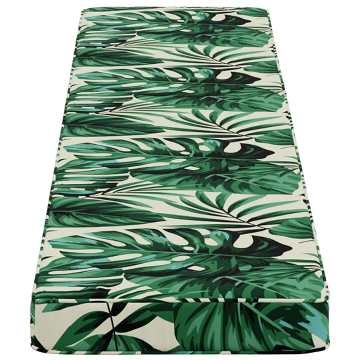 vidaXL 2-Piece Bench Cushions VUGHT 2 pcs 100% Polyester Leaf Pattern