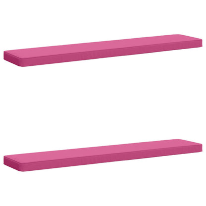 vidaXL 2-Piece Bench Cushions VUGHT 2 pcs 100% Polyester Pink