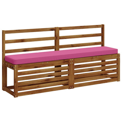 vidaXL 2-Piece Bench Cushions VUGHT 2 pcs 100% Polyester Pink
