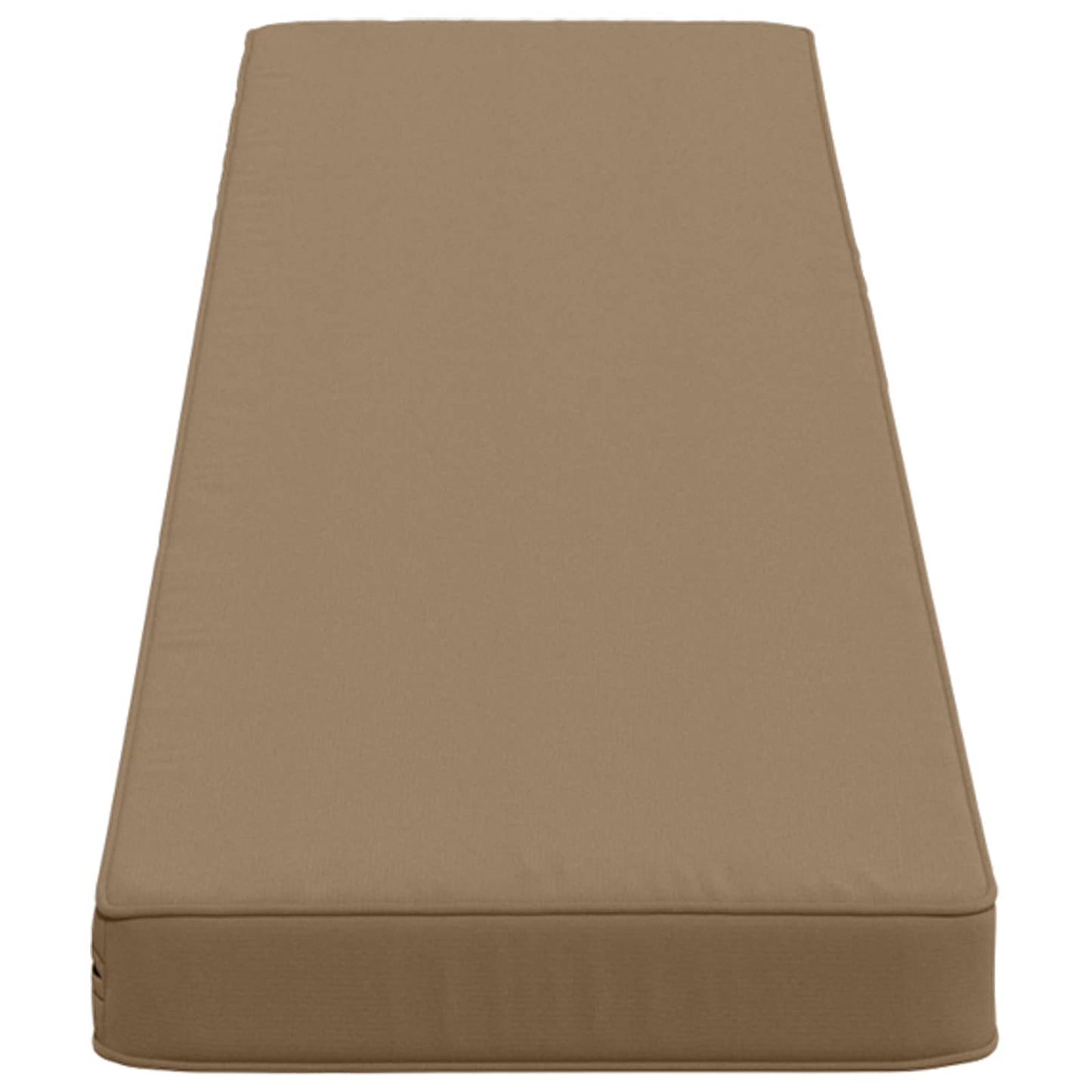 vidaXL 2-Piece Bench Cushions VUGHT 2 pcs 100% Polyester Taupe