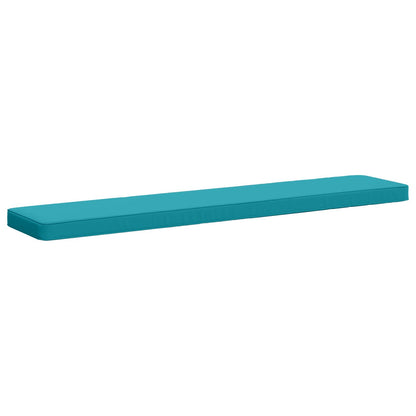 vidaXL 1-Piece Bench Cushion VUGHT 100% Polyester Turquoise