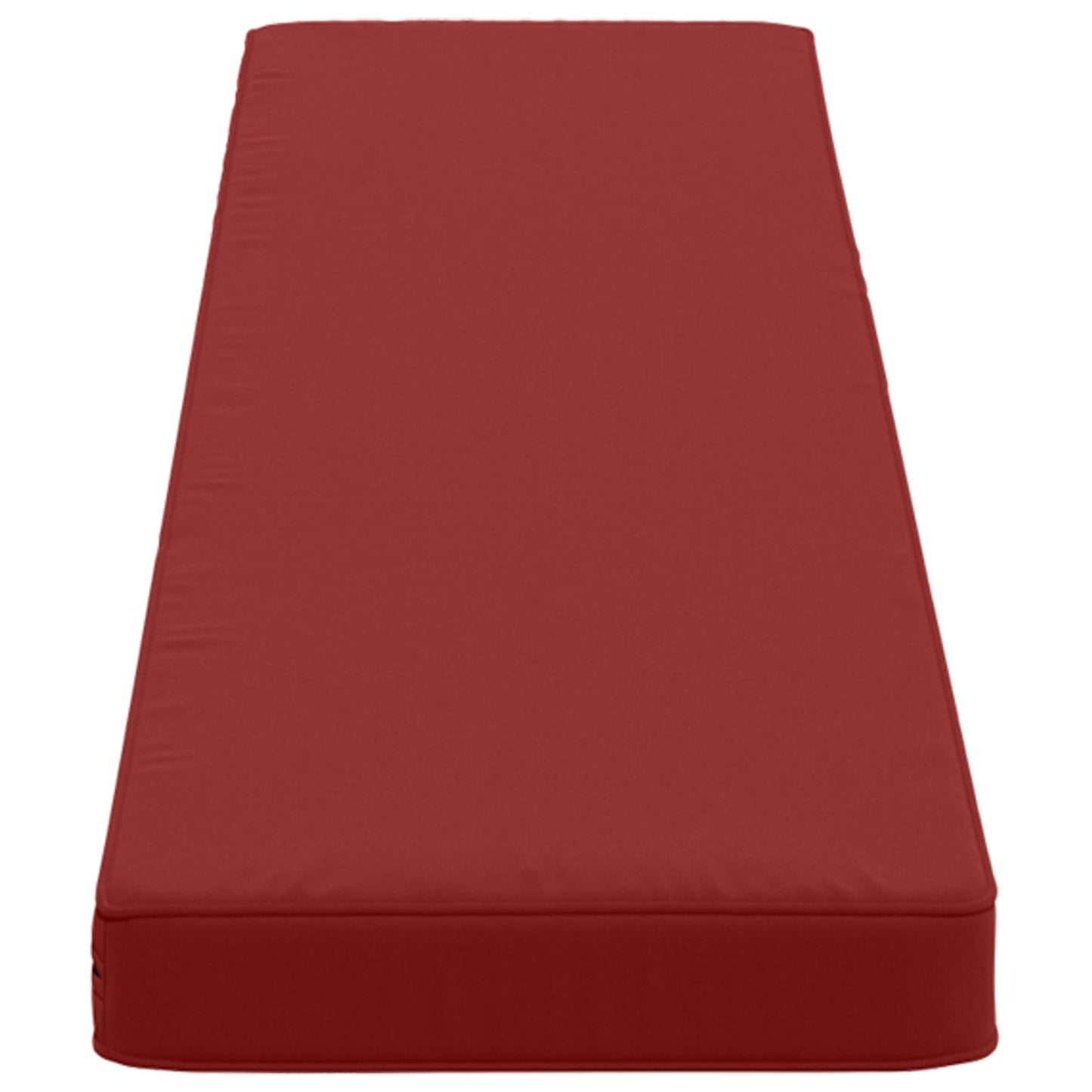 vidaXL 1-Piece Bench Cushion VUGHT 100% Polyester Wine Red