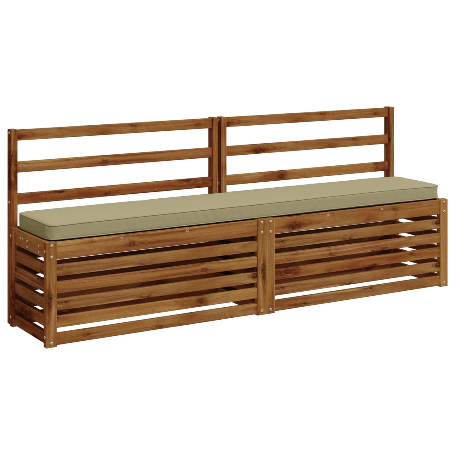 vidaXL 1-Piece Bench Cushion VUGHT 100% Polyester Light Green