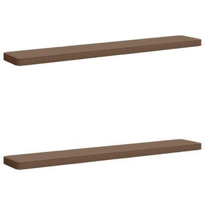 vidaXL 2-Piece Bench Cushions VUGHT 2 pcs 100% Polyester Taupe