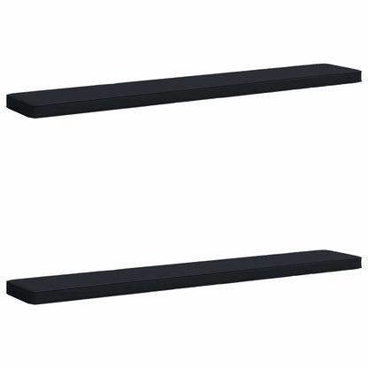 vidaXL 2-Piece Bench Cushions VUGHT 2 pcs 100% Polyester Dark Blue