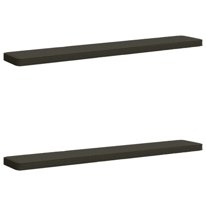 vidaXL 2-Piece Bench Cushions VUGHT 2 pcs 100% Polyester Anthracite
