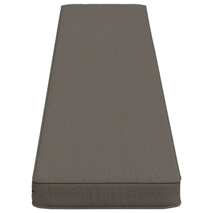 vidaXL 1-Piece Bench Cushion VUGHT 100% Polyester Grey 170 x 30 x 5 cm