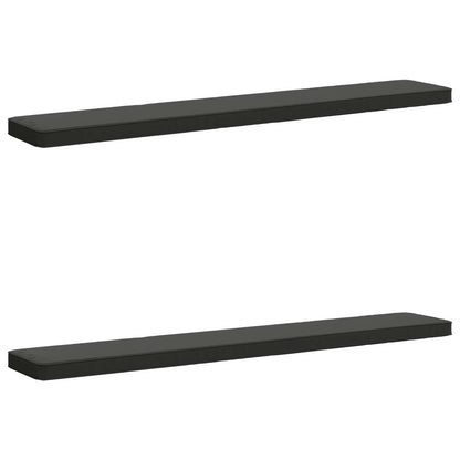 vidaXL 2-Piece Bench Cushions VUGHT 2 pcs 100% Polyester Anthracite