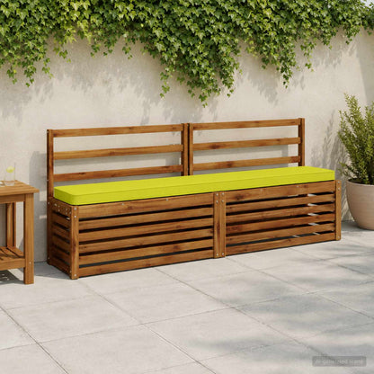 vidaXL 2-Piece Bench Cushions VUGHT 2 pcs 100% Polyester Bright Green