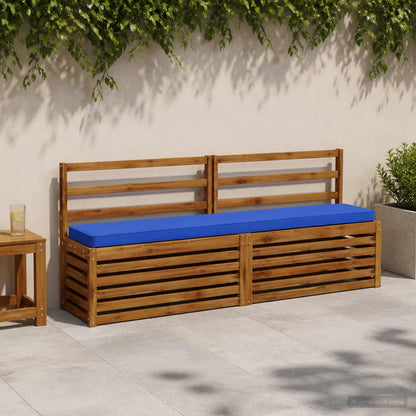 vidaXL 2-Piece Bench Cushions VUGHT 2 pcs 100% Polyester Royal Blue