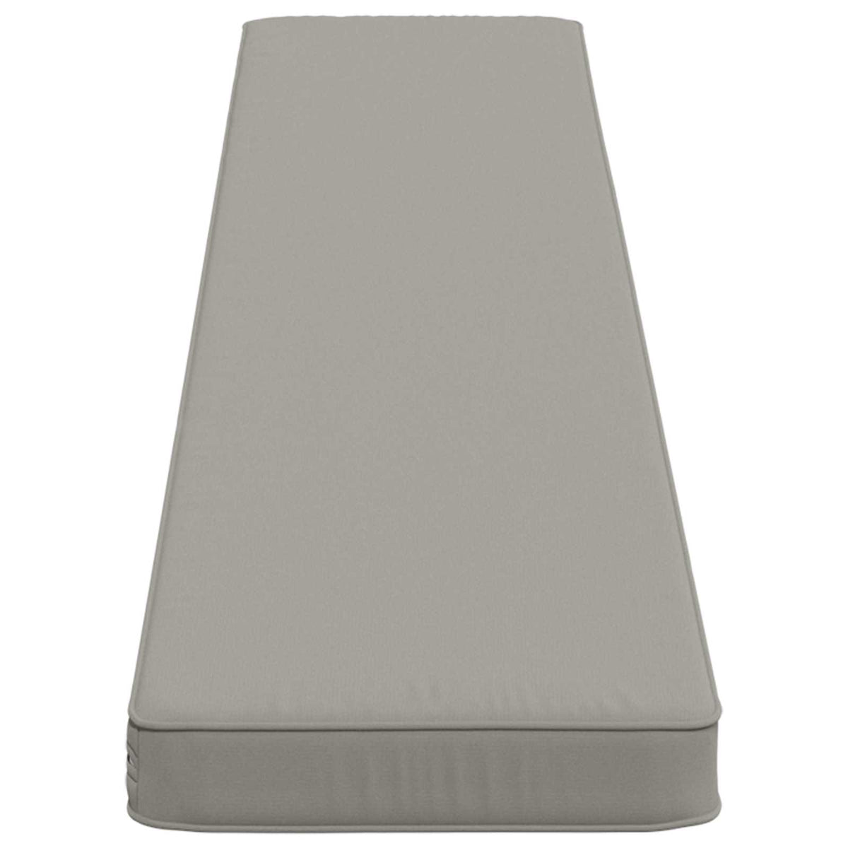 vidaXL 1-Piece Bench Cushion VUGHT 100% Polyester Grey 170 x 30 x 5 cm