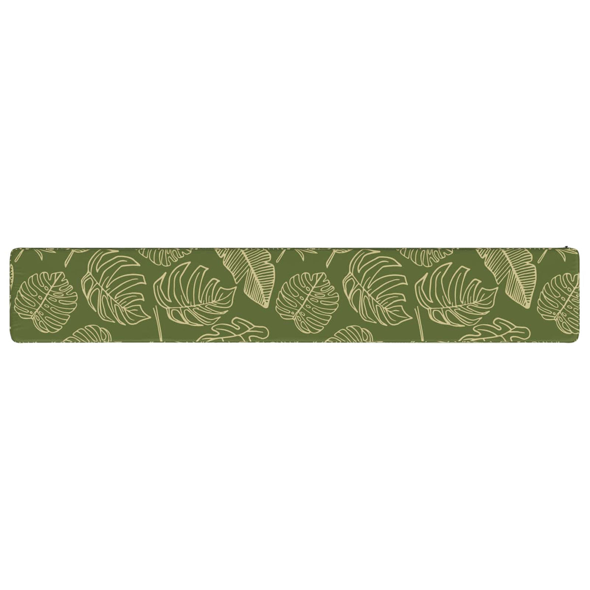 vidaXL 1-Piece Bench Cushion VUGHT 100% Polyester Leaf Design