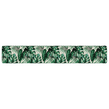 vidaXL 1-Piece Bench Cushion VUGHT 100% Polyester Leaf Pattern