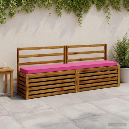 vidaXL 1-Piece Bench Cushion VUGHT 100% Polyester Pink 170 x 30 x 5 cm