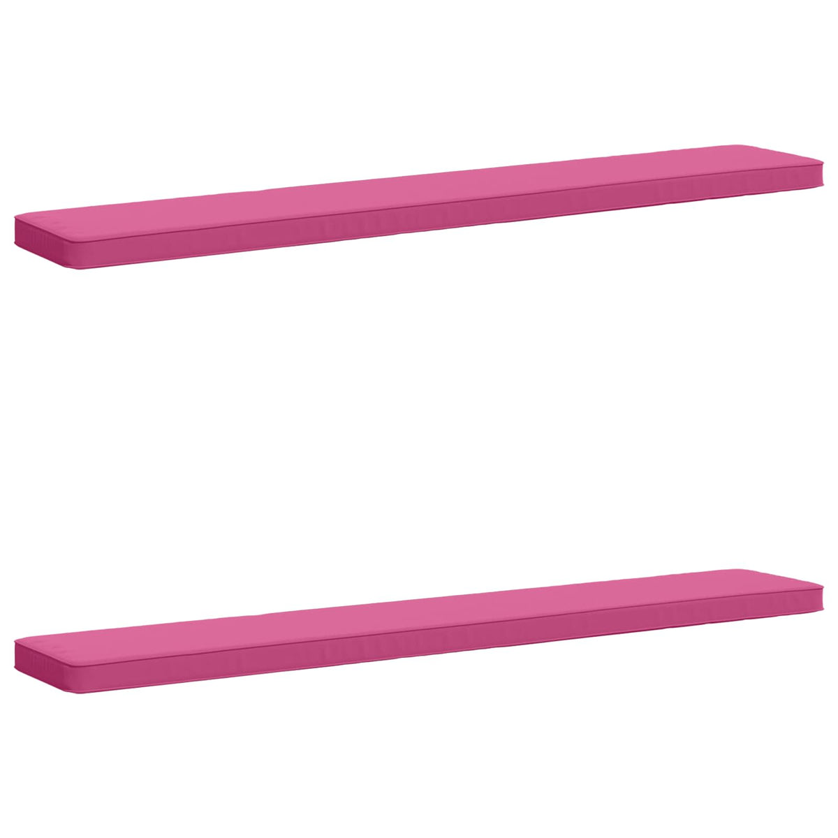 vidaXL 2-Piece Bench Cushions VUGHT 2 pcs 100% Polyester Pink