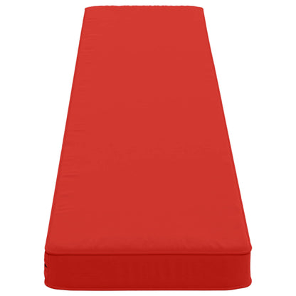 vidaXL 1-Piece Bench Cushion VUGHT 100% Polyester Red 170 x 30 x 5 cm